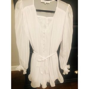 Endless Rose White Romper